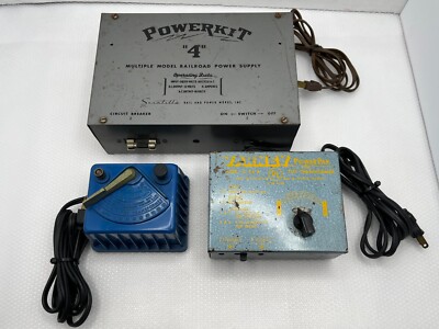 Vtg Lionel Transformer Scintilla Power Kit & Varney Power Pak Tested Powers Up