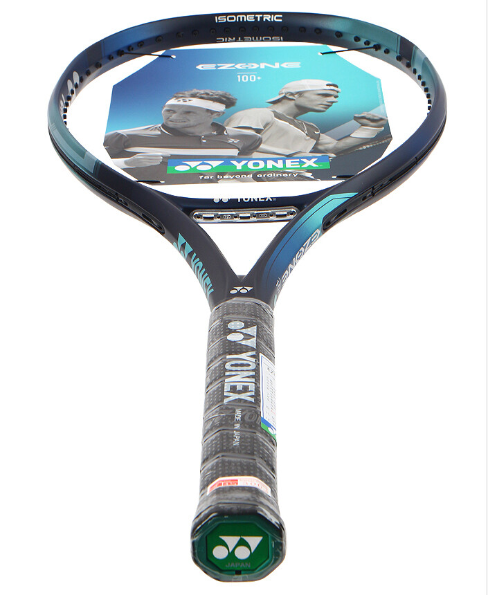 YONEX EZONE 100／2022モデル　G2 YONEX 2022 EZONE 100+ Tennis Racquet Racket Blue 100sq 300g