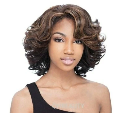 Freetress Synthetic Equal Lace Front Natural Hairline Curly Hair Wig – Victoria