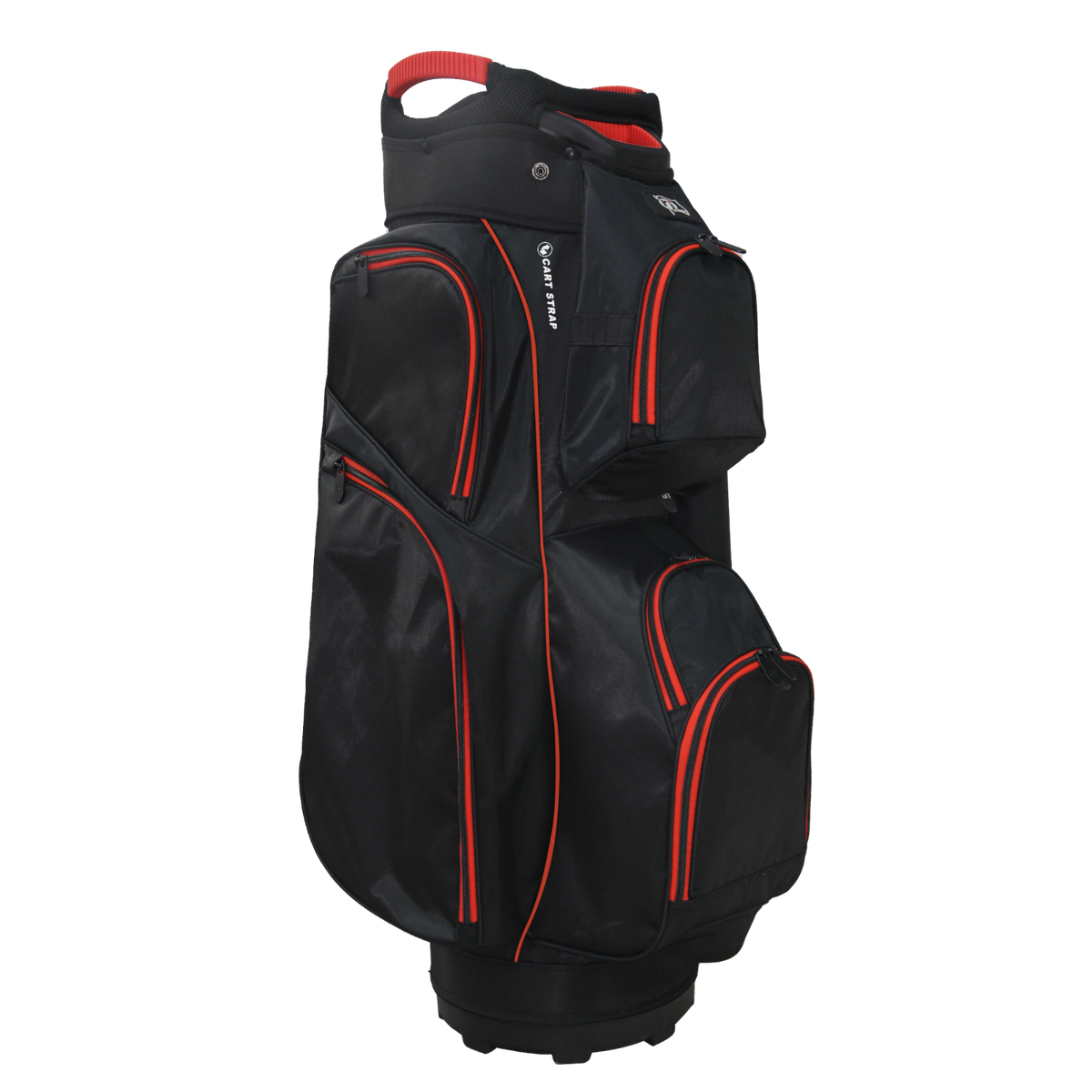 NEW 2022 RJ Sports Mission 14 Way Men's Golf Cart Bag Black/Red