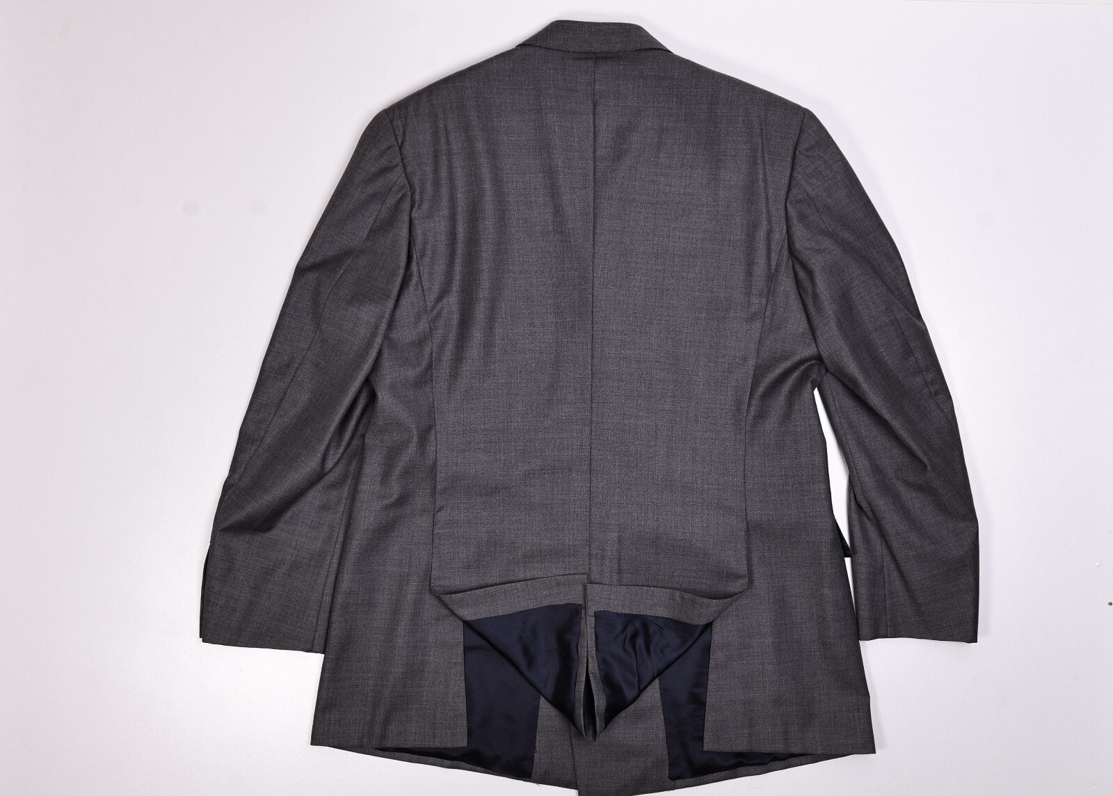 JAY KOS Solid Gray Wool Mens Blazer Double Breast… - image 3