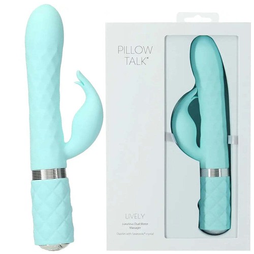 Pillow Talk Lively Rotating Shaft G Spot Rabbit Vibrator Luxury USB Sex Toy - Picture 7 of 9