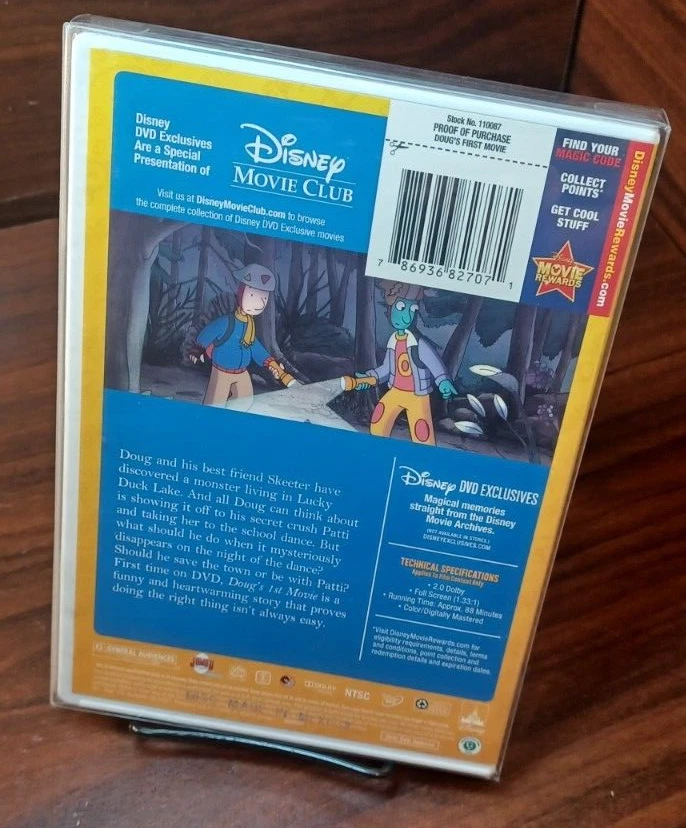 Doug's 1st Movie (DVD) -w/PROTECTIVE SLEEVE-NEW-Free Shipping with Tracking — 第 4/4 张图片