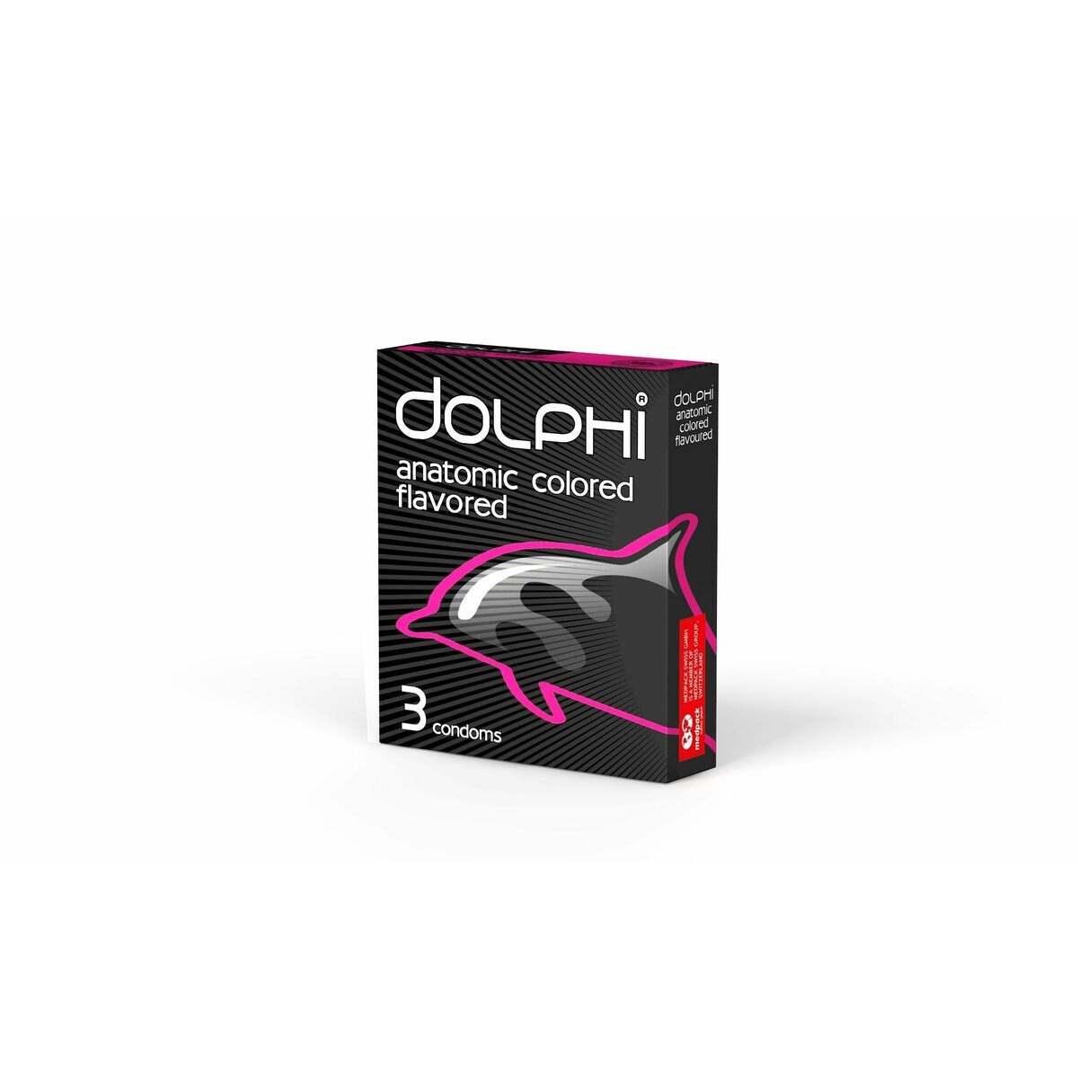Preservativi dolphi Anatomic colored flavored 12 Unità