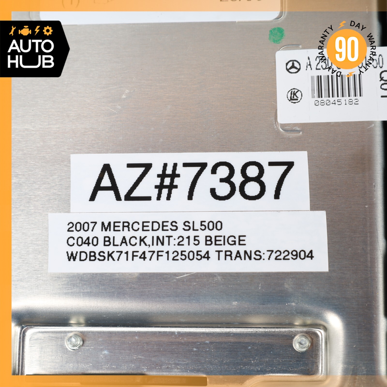 03-12 Mercedes R230 SL550 SL55 AMG Front Left SAM Fuse Box Control Module OEM