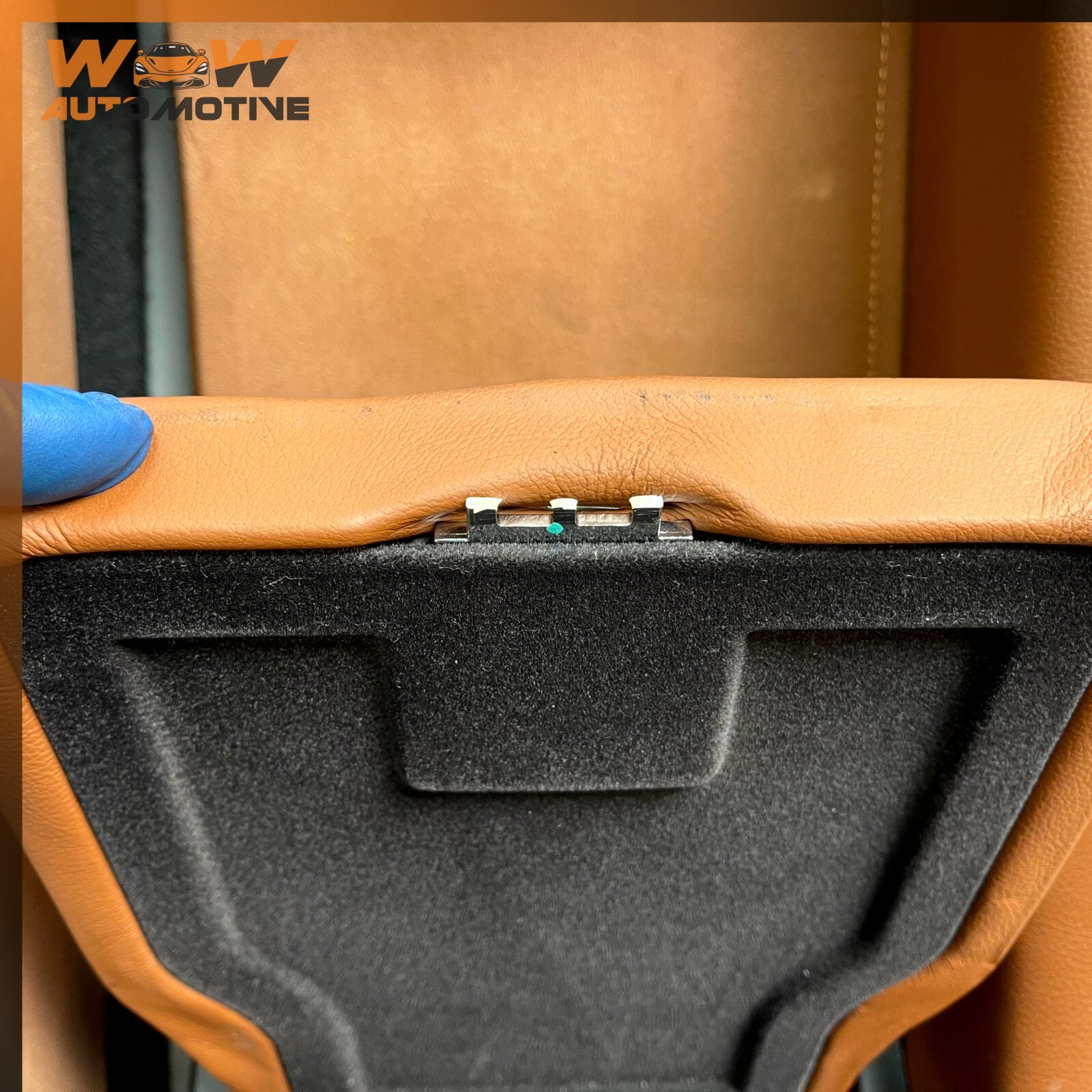 14-17 MASERATI GHIBLI REAR SECOND 2nd ROW SEAT ASSEMBLY BROWN OEM