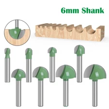 6mm Shank Core Router Bit Round Nose Cove Woodworking Cutter