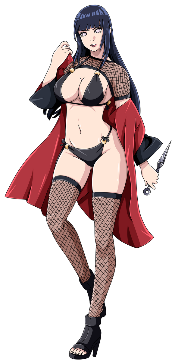 Hinata Bikini Naruto Weatherproof Anime Sticker 6