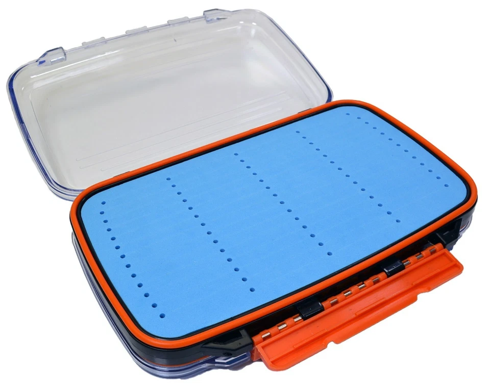 Transmisor combinado de doble cara, ninfa y caja de mosca seca, impermeable y compacto Foto 3 de 3