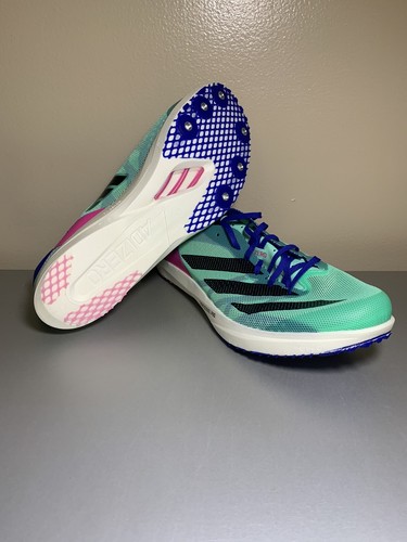 Size 11.5 - Adidas Adizero Avanti TYO (Teal/Blue) Men's Running Spikes - Picture 3 of 8