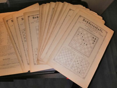 CHESS/CHESS: Brotherhood Chess Newspaper. 4. Vintage 1888 some booklets missing