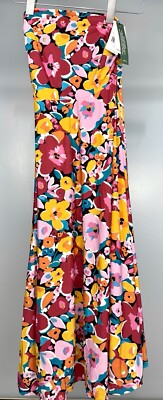NWT Hermoza Colorful Floral Resortwear Dress | Size Small