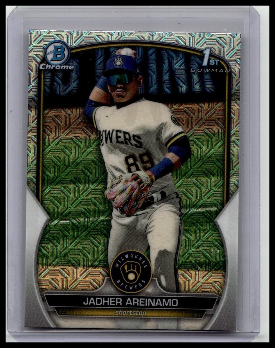 2023 Bowman Chrome #BCP-206 Jadher Areinamo Chrome Prospects Mojo