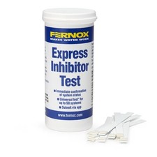 FERNOX Express Inhibitor Test for Central & Water Underfloor Heating 50 strips.