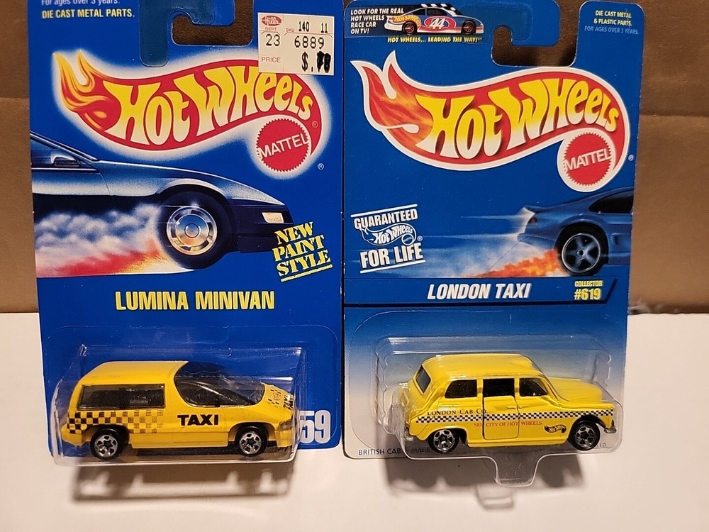 Hot Wheels Taxi Lot Of 2