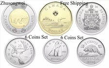 2024 Canada King Charles III First Strike Set of 6 Coins - Free shipping