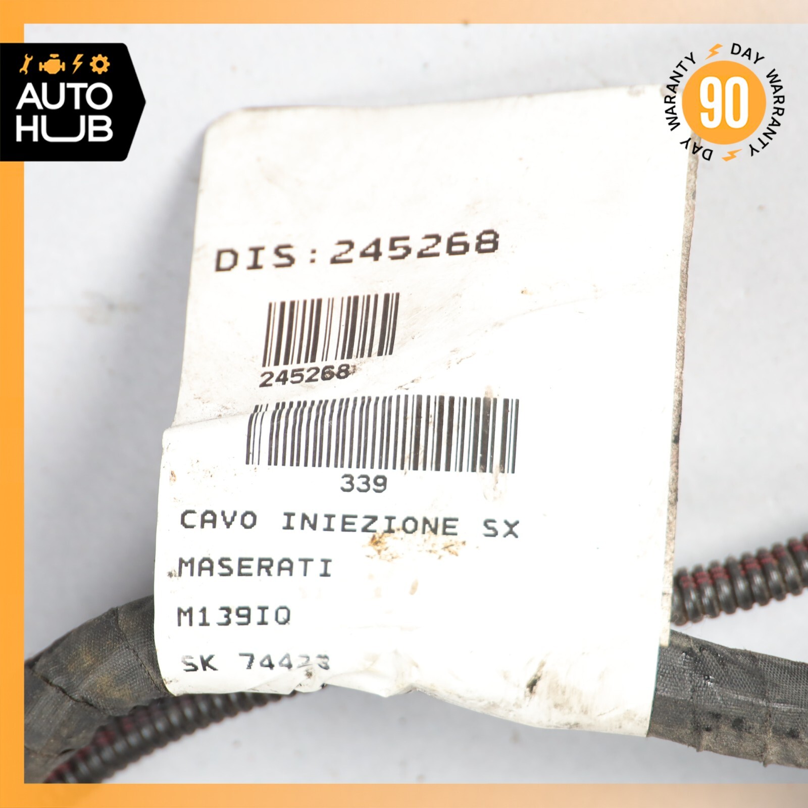 09-19 Maserati GranTurismo 4.7L Fuel Injector Injection Wiring Harness OEM 61k