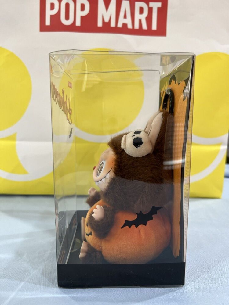 POP MART LABUBU Happy Halloween Party Series-Sitting Pumpkin POP MART LABUBU Happy Halloween Party Series-Sitting Pumpkin