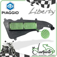 Luftfilterelement Schaumstoff Liberty 50 125 150 Iget 4T 3V Piaggio Schwarz