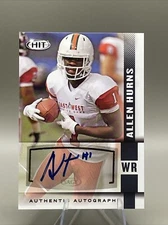 2014 SAGE HIT Autographs Black A31 Allen Hurns ~ Miami Hurricanes