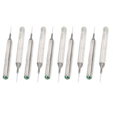 10pcs 0.25mm Tip Dia Straight Shank 38mm Long Jewelry Engrave CNC PCB Drill Bits