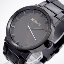 370 Nixon men's Black simple Watch