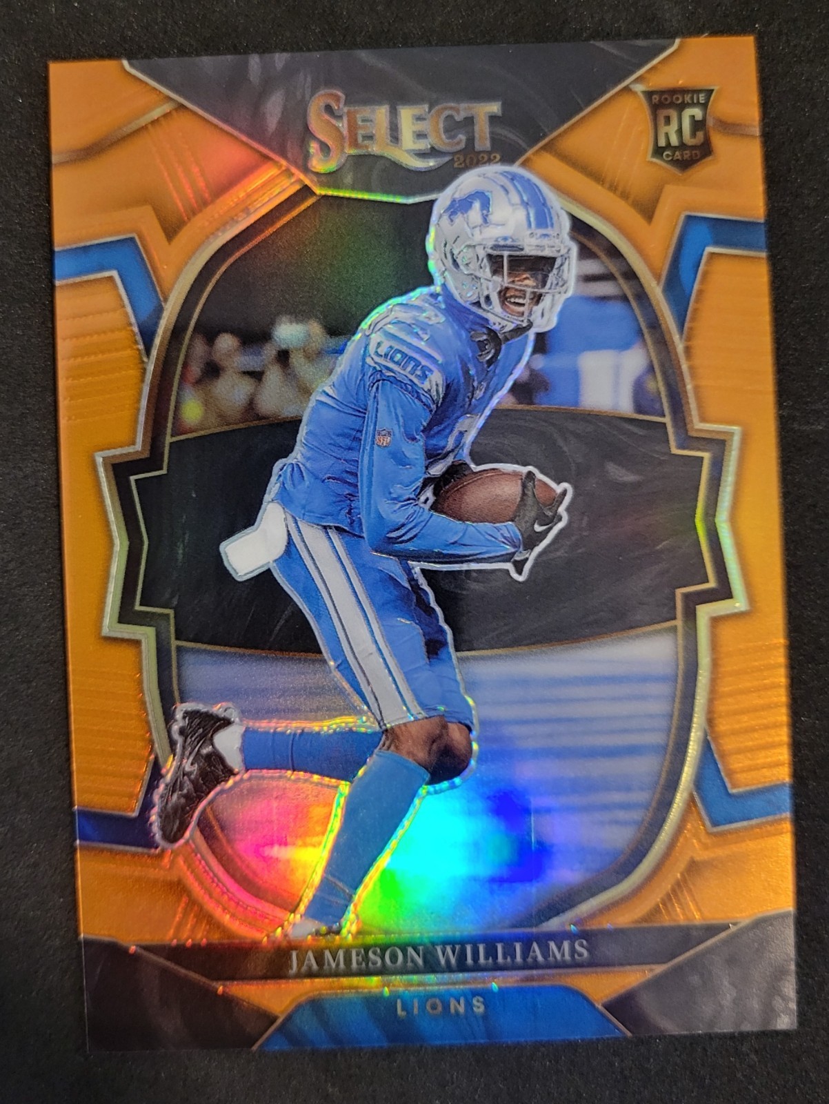 2022 PANINI SELECT JAMESON WILLIAMS ORANGE PRIZM RC ROOKIE /49 #57