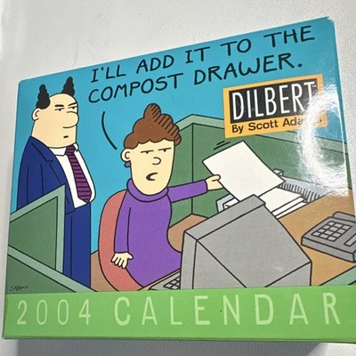 Dilbert 2004 Day-to-Day Calendar by Scott Adams RARE SEALED
