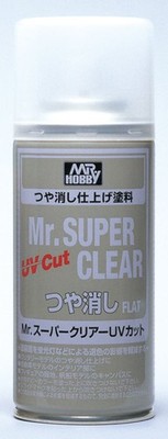 Mr Hobby - Gunze B-523 - Mr. Super Clear UV Cut Flat Spray (170 ml) - Neu