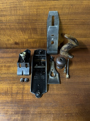 Antique Stanley Bailey No. 4 Hand Plane Type 9 Parts Plane Clean Condition - Picture 14 of 14