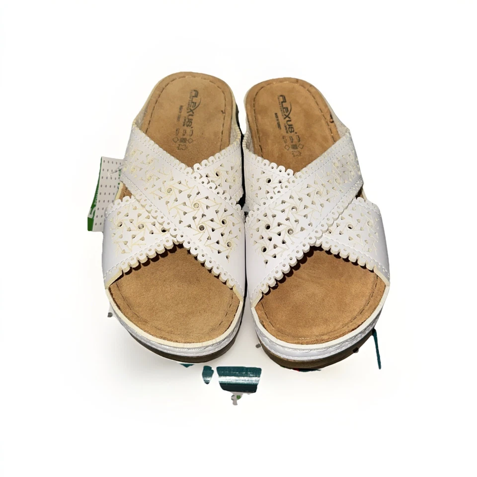 Flexus by Spring Step Women's Passat Slide Sandal size EU 36 /  White - Image 2 of 4