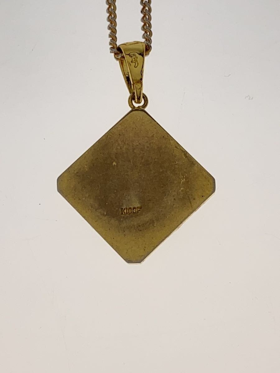 Collana YVES SAINT LAURENT placca logo K24GF donna con top GLD usata