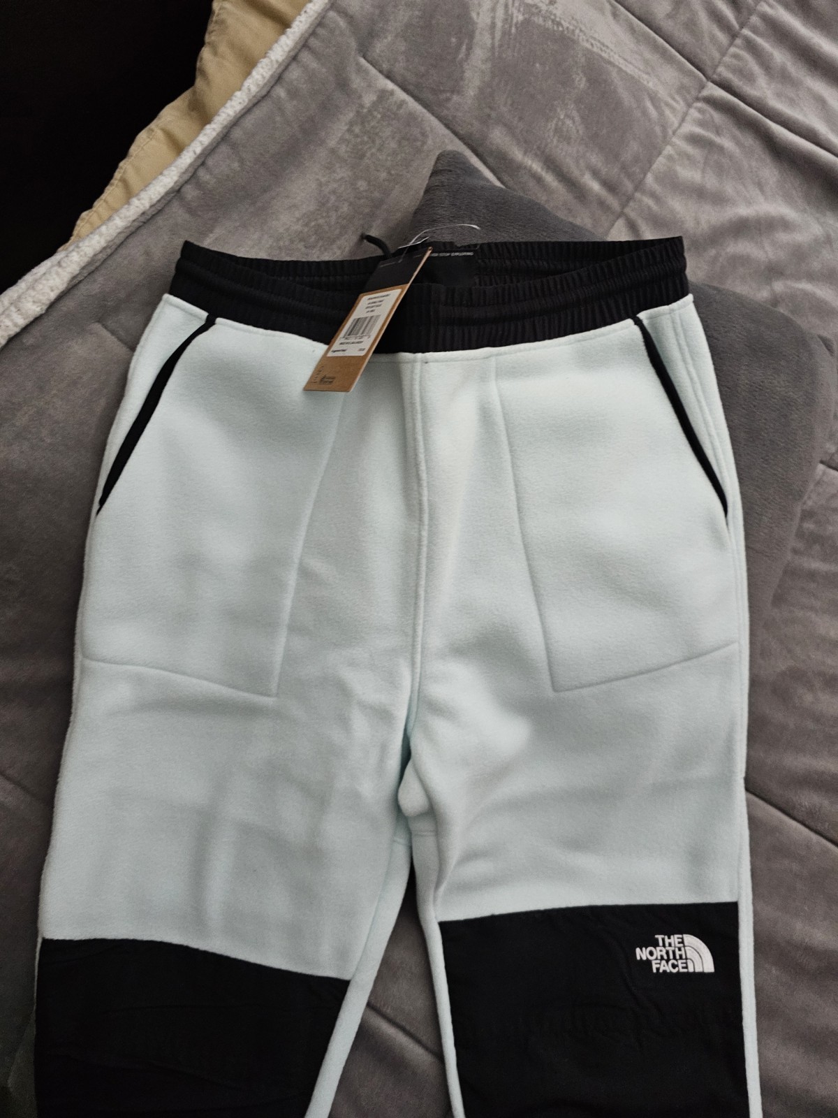 The North Face Women's Denali Pants Skylight Blue/Black Size Medium NWT thumbnail 2