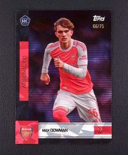 2025-26 Topps Arsenal Team Set Max Dowman RC Rookie #7 Purple Icy Foil /75
