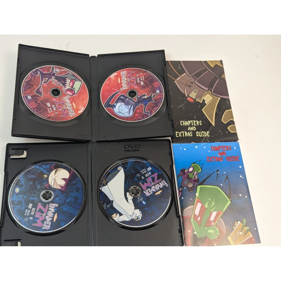 Invader Zim DVD Vol 2 & 3 Progressive Stupidity Holiday Cheer Nickelodeon - Image 3 of 4