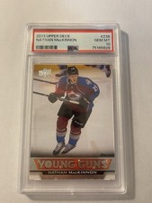 2013-14 Rookie Card Nathan Mackinnon Young Guns PSA 10. rookie card picture