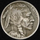 1918 Buffalo Nickel Better Date Toned Scarce