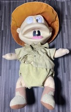 Vintage 1996 Viacom Rugrats Tommy Pickles Talking Plush   Hard Face Soft Body