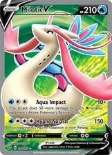 Holofoil Milotic V (Full Art) - 179/192 - NM - SWSH02: Rebel Clash on eBay