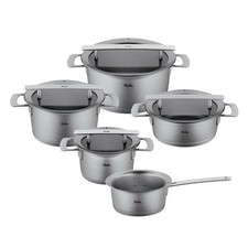 FISSLER Phi Collection Topfset 5-teilig mit Glasdeckeln