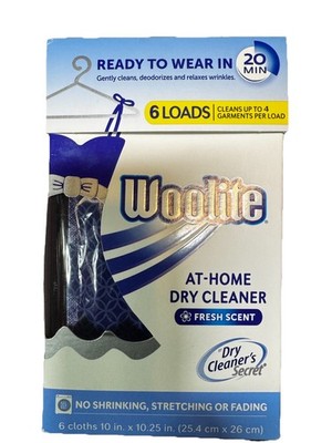 Woolite 20 Minute At Home Dry Cleaner Fresh Scent (Dry Cleaners Secret) HTF Item