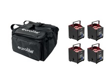 EUROLITE Set 4x AKKU UP-4 QCL Spot QuickDMX MK2 + Soft-Bag (  Verfolger Spots )