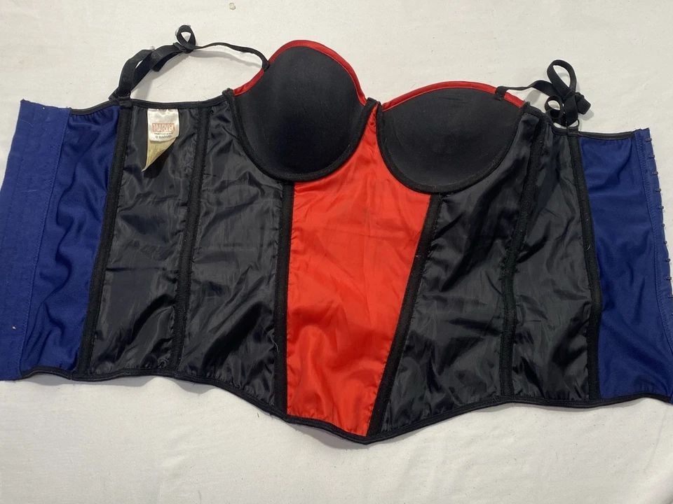 MARVEL Spider-Girl Lentejuelas Corsé Superhéroe Juegos con disfraces Halloween Adulto Pequeño Disfraz Foto 2 de 4