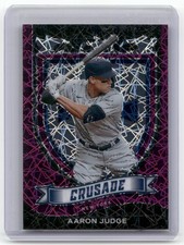 2021 Panini Chronicles #13 Aaron Judge Crusade Purple Velocity