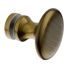 Glass Shower Door Knob Single Mount 3/16" to 1/2" (5 to 12mm) Glazing Thicknes