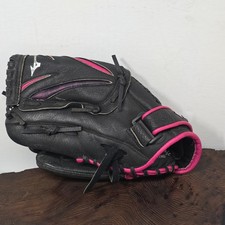 Mizuno Finch 11.5  LHT GPP 1155F1 Fast Pitch Softball Black Pink Leather Glove