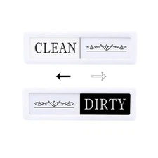 Clean Dirty Magnet for Dishwasher Sign Indicator Home Kitchen Gadget White
