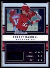 2023 Panini Three and Two Full Count Blue Robert Hassell FC-RH 35/150