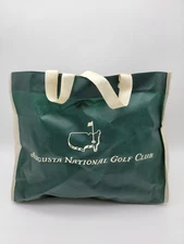 Augusta National Golf Club Tote Bag Green White Golf Masters Reusable Shop RARE