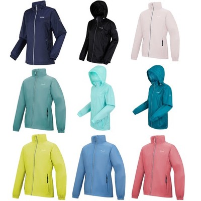 Regatta Regenjacke Damen Wasserdicht mit Netz Innenfutter und Kapuze Packbar